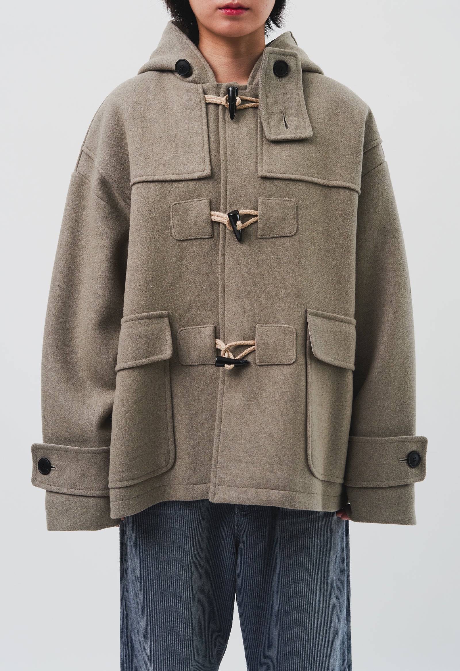 Kie Wool Duffle Short Coat