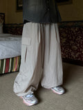 OG Nylon Shirring Cargo Pants