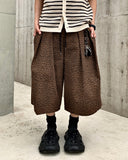 [Key Ring] Leopard Hip Hop Bermuda Pants