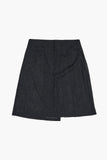 Tressa textured wrap skirt