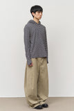 Yen Striped Hooded Top