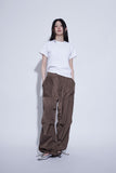 glossy tech pants