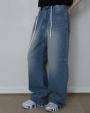 Daily stopper straight denim