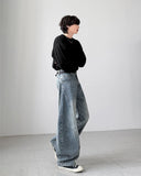 Frost Curve Wide Denim