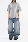 Vintage Washed Balloon Denim Pants