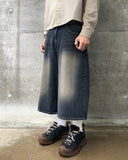 Washed Maxi Bermuda Denim