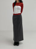 Button Ribbed Tube Top