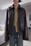 stud leather jacket