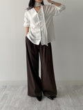 Twill Glass V-Neck Jacket