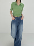 [summer] Pave Bijou Long Wide Denim