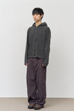 Venis Pigment Cropped Zip Hoodie