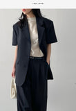 Florence 3-Button Over Fit Half Jacket