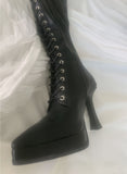 Vinacell Lace-Up Long Boots