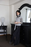 Muffler half soft knit
