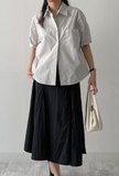 Leon Poplin Roll-up Short Sleeve Shirt