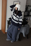 Nordic snow cardigan zip-up