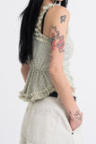 Floral Shirred Sleeveless