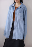 Lil over denim shirt