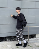 Milk Camo Bermuda Pants