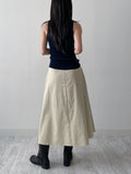 Johnny Cotton Flare Long Skirt