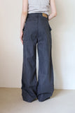 Deep Dyeing Cut Cotton Pants
