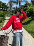 Cookie Cookies Embroidery Sweatshirt