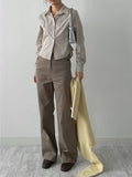 Record Semi Bootcut Cotton Pants
