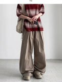 Yuushi Pintuck Wide Pants