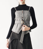 Diren ribbed T-shirt + Bustier Set