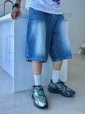 Light Sandwashing Spec Blue Denim Pants