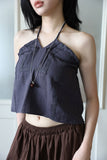Leah Lace Halter Top