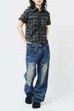 (W) Two Checked Shirt