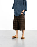Checked Half Pants