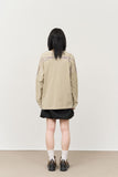 (W) Vet Striped Skirt