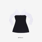 Serine Off Shoulder Shirt One Piece