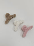 Mink fur hairpin