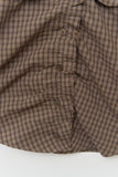 (W) Peak Checked Shirt