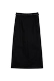 Flip belt long skirt