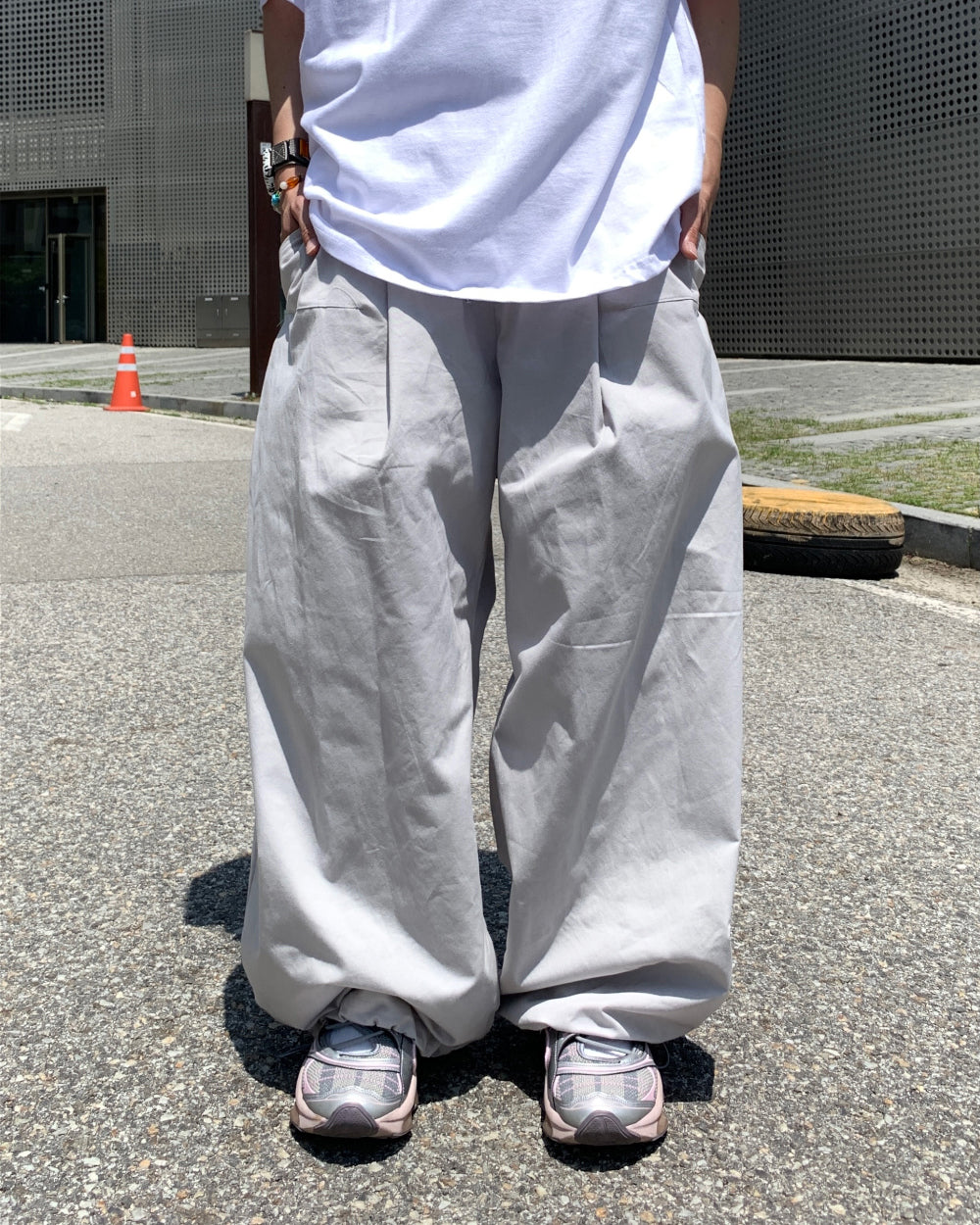 【KOOLOSET】Connie Snapping Balloon Banding Pants KOOLOSET (クロゼット) - コニースナップバルーンバンディング