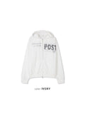Post Printed Zip Hoodie