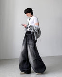 Two Kids Sagging Balloon Denim