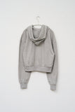 (W) Button Zip Hoodie