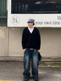 Mohair Two-Pocket Knit Cardigan