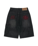 BERMUDA CARGO DENIM SHORT