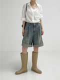 [summer] Minimal long rain boots
