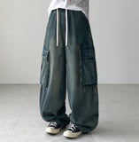 Info Wide Cargo Denim