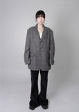 WOOL POLLAN CHECK JK