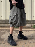 Nylon Cargo Bermuda Pants