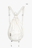 Dual drawstring ripstop backpack