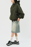 (W) Lit Denim Skirt